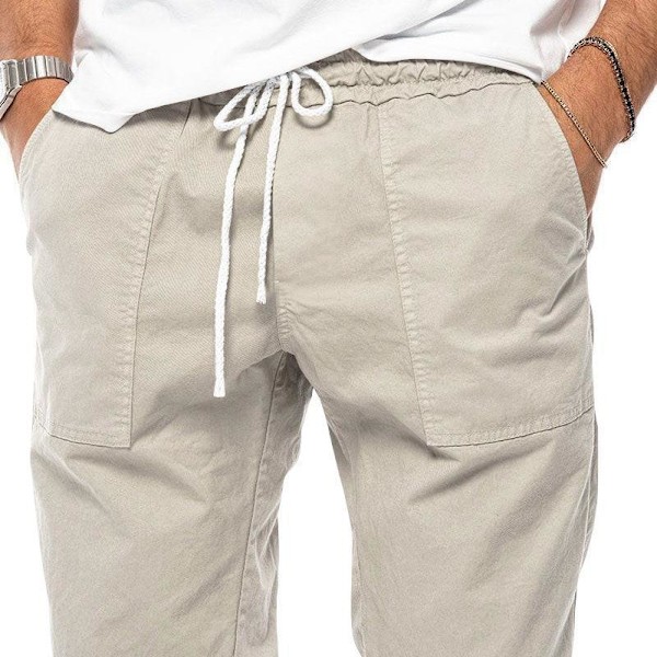 Herr Vår/Sommar Nya Artiklar Lotter för Semesteraktiviteter Långärmad Herrkläder Apricot XXXL