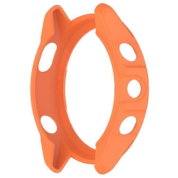 Kompatibel med Garmin Forerunner 265 Mjukt TPU-klockfodral Stötsäker Bumper Ramöverdrag Orange