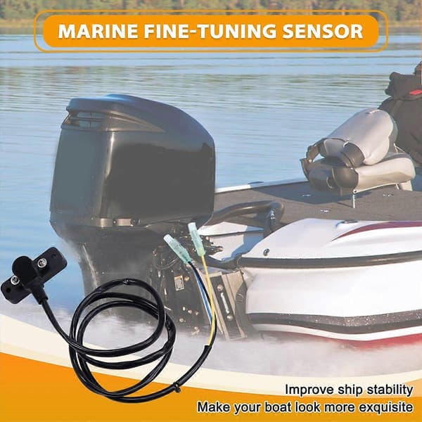 Trim- og sender-sensor-enhet for babord 859187A1 for Mercury Mariner Optimax Svart