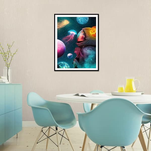 (30x40cm) Rommann Diamantmaleri, Ytre Rom Landskap Di
