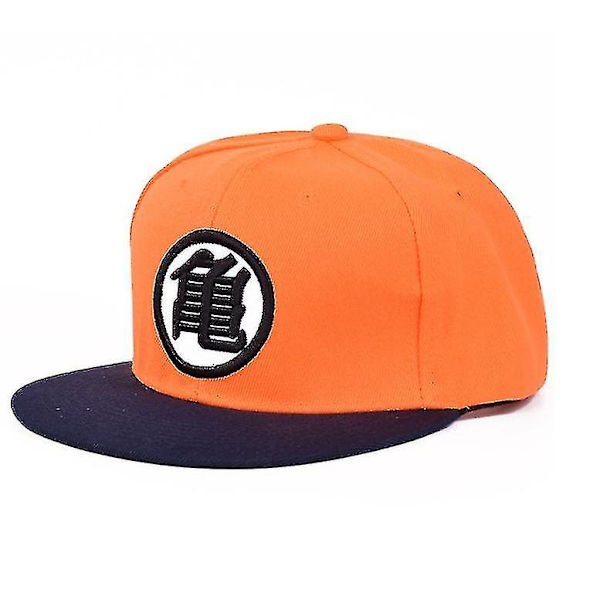 Anime Dragonball Säädettävä Hiphop Snapback Cap -hattu Black