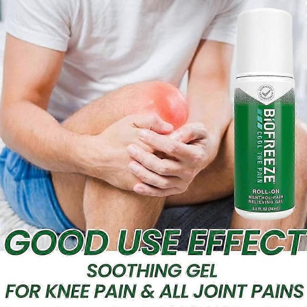 13X Biofreeze RollOn Smertelindrende Gel 25 FL OZ Grøn Topisk Smertelindring 1PACK