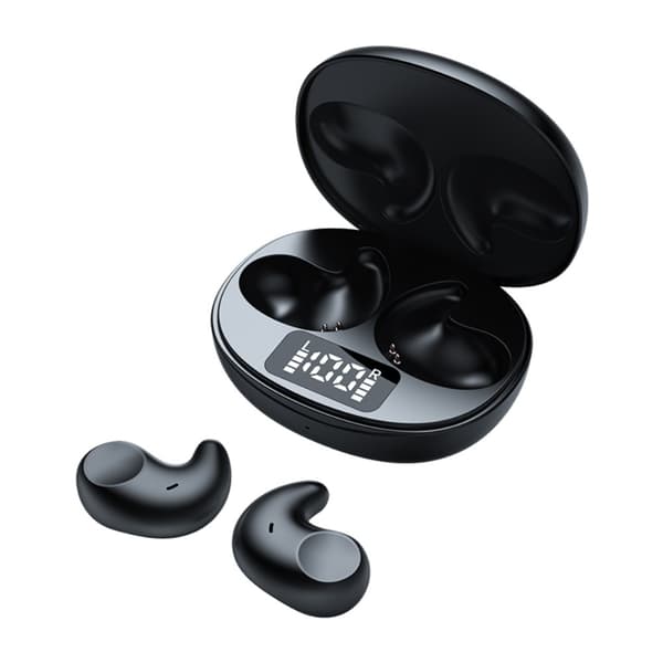 In-ear til at sove med Sovehovedtelefoner Bluetooth-hovedtelefoner - Sort Sort