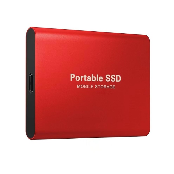Bærbar 16tb ekstern harddiskdisk for PC bærbar Red