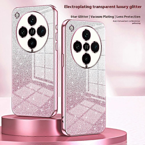 For Oppo Find X8 Pro 5G Deksel Elektroplettert Gradient Glitter TPU Telefondeksel Multicolor Style H