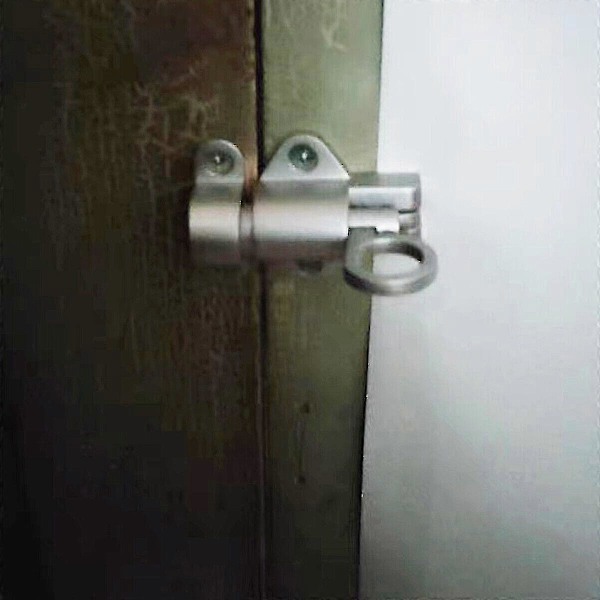 Automatisk Dørlås Fjederbelastet Loft Lem Lås Fangst Værktøj Aluminium Legering White