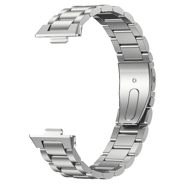 Armband i rostfritt stål för Huawei Watch Fit 3 - Ersättningsarmband Silver Huawei Watch Fit 3