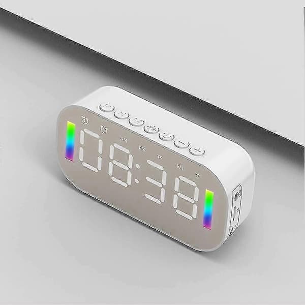 Bluetooth-kaiutin FM-radiolla, LED-näytöllä, herätyskellolla