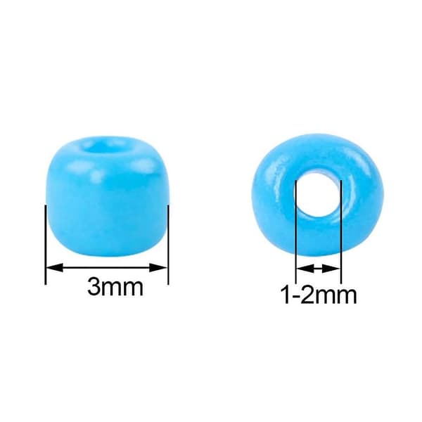 2/3/4 mm DIY Smyckestillverkning Färgglada Pärlor Kit Mångsidigt Pärlsortiment Kit för DIY Armband Ringar 5000pcs 4mm Beads
