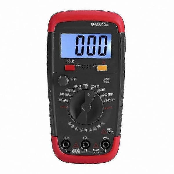 Kapacitansmåler Professionel LCD-skærm 0,1pF-20.000uF Digital Tester