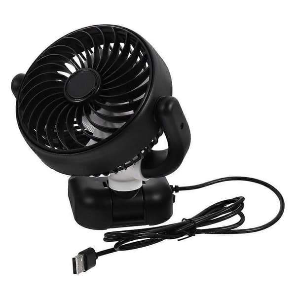 Multifunktionel luftcirkulationsventilator til bil, bærbar bilkøleventilator med stærk vind White