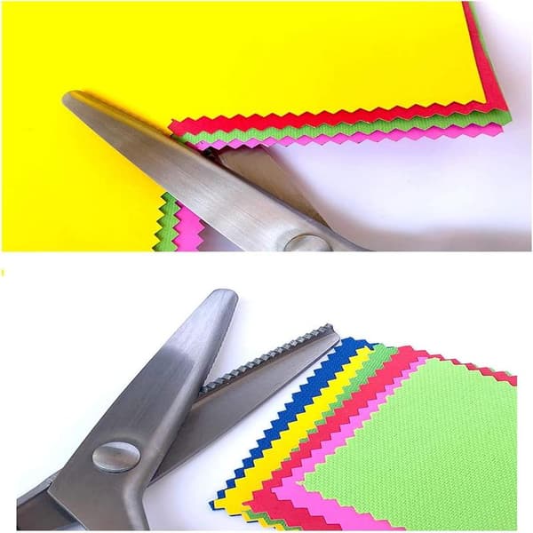(Lilla) Sicksack saks 23,2 cm Professionel rustfrit stål se