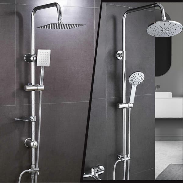 Kraftig trykksatt dusjhode 360° roterbar badesprinkler for hjemmet 8 Inch Square 201
