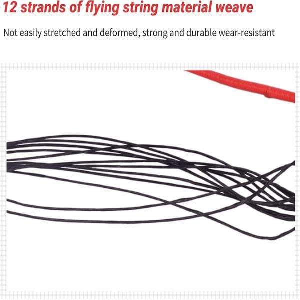 Bue, 12-tråds stille buestreng, nylon