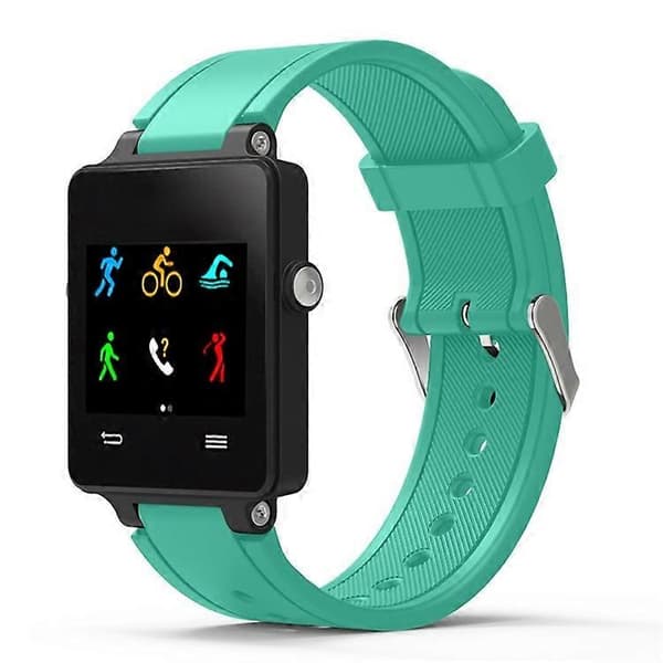 Silikoninen älykellon ranneke Garmin Vivoactive Acetate - Cyan Multicolor Cyan