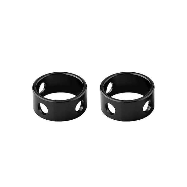 10 stk. Quick Release Anti-Slip Vindrebspænde Teltrebjustering Stopper Black