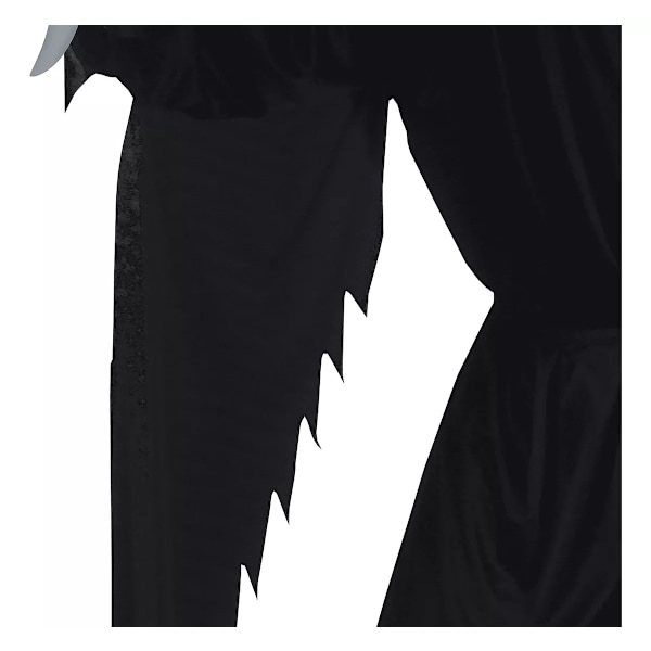 Standard Scream Aikuisten Asuste Negro Adulto M 165-175cm