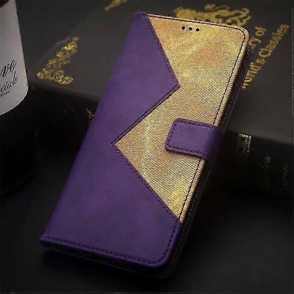 PU-läderfodral med kortfack för Fairphone 5 Purple