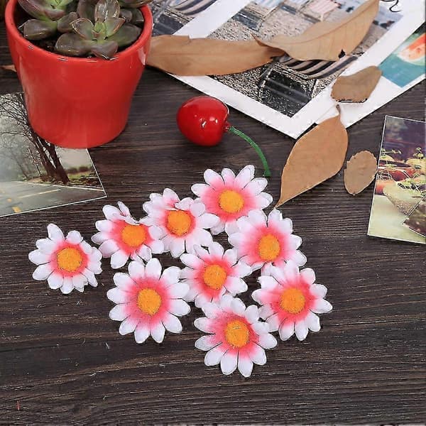 2025 Gerbera Tusindfryd Hoveder Kunstige Stofblomster til Bryllupsfest
