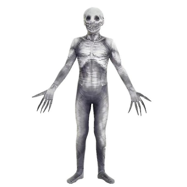 Halloween Jul Halloween Tøj Spoof Skelet Jumpsuit Cosplay Skelet Horror Legetøjsspil Forældre-barn Festkostume 170