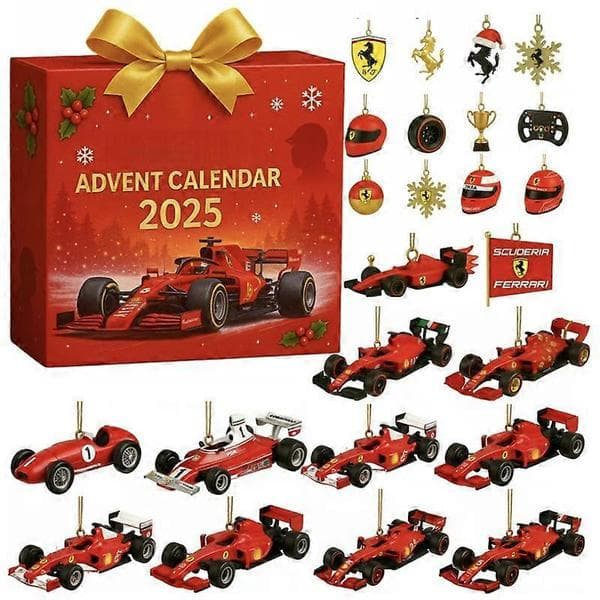 F1 Adventskalender Julegave Racing-tema Blindboks A