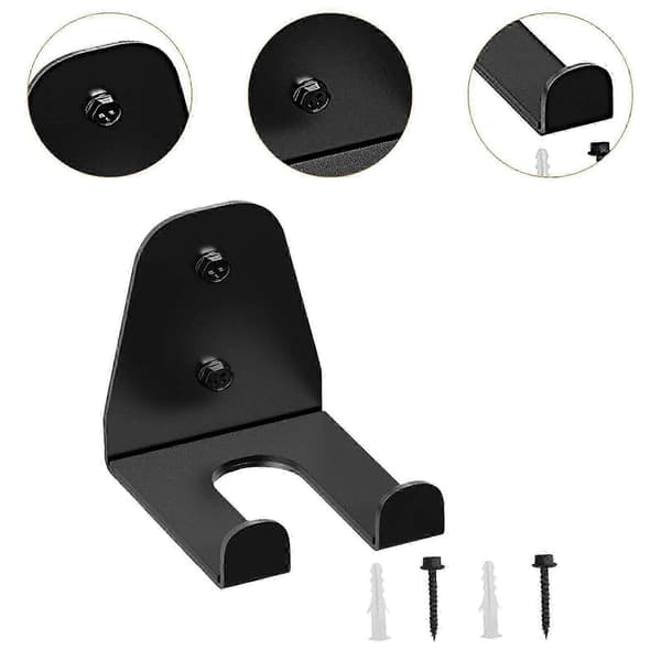 Skivstångsställ Väggmonterat Skivstångsställ Robust Vikthållare för Hemmet 2 Hook Optional
