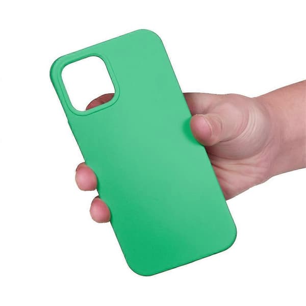 Enfärgat silikonskal för iPhone 15 Green For iPhone 15 Pro Max
