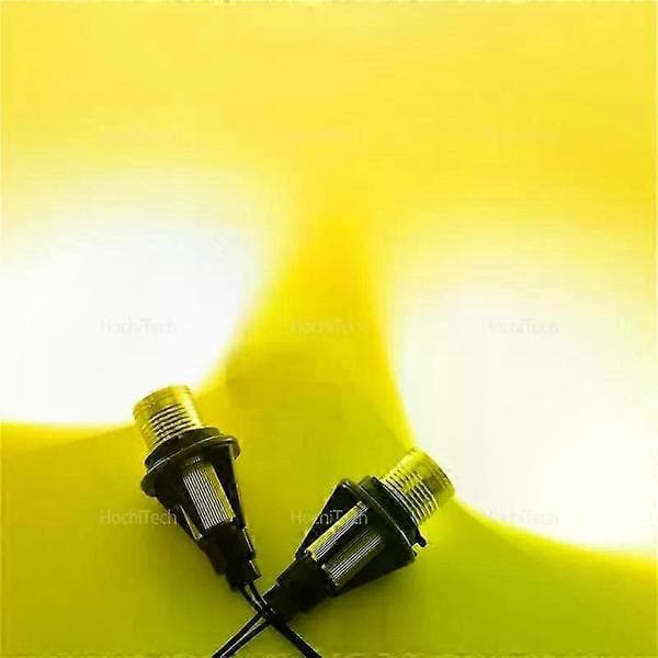 Sitron Gule Canbus LED Angel Eyes Marker Lys Pærer Feilfri for Modeller E87 E39 E60 E61 E63 E64 E65 E66 E53 2pc Lemon-yellow