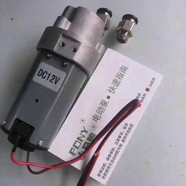 12V elektrisk kugghjulspump oljekylarpump cirkulationspump sugpump - W