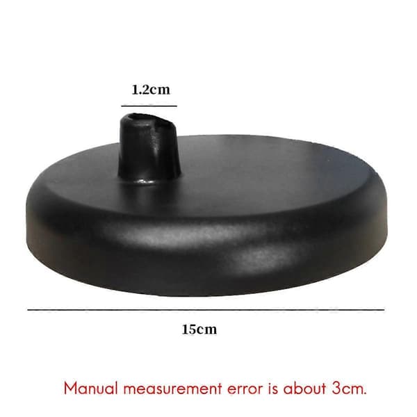 Bordlampe Universal Base Clip Bordlampe Rund Baseplade Svingarm Bordlampe Tilbehør Black