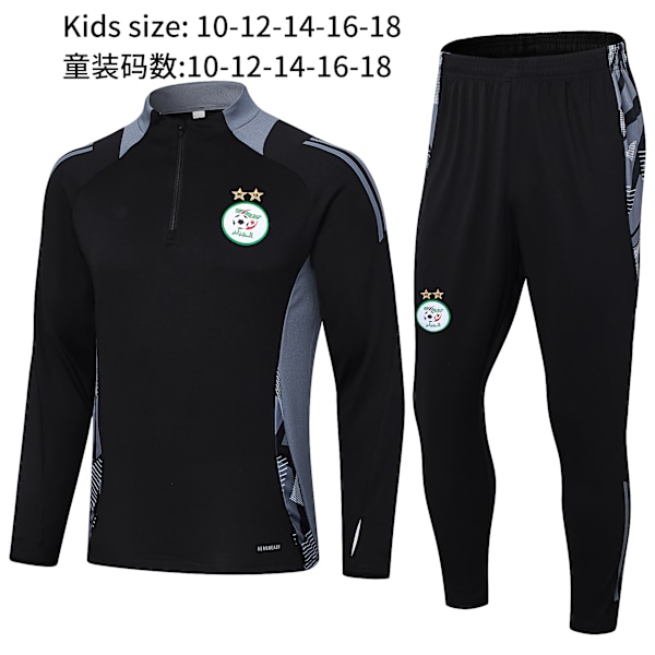 Ny Paris Frankrike Portugal Mbappe Messi langermet treningsdress fotballuniform dress ytterjakke barneklær 19 XL
