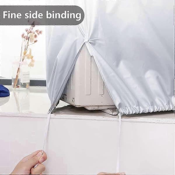 Vattentätt AC-skydd för utomhusbruk, damm- och snötätt skydd, solresistent luftkonditioneringsskydd 85 x 32 x 57 cm
