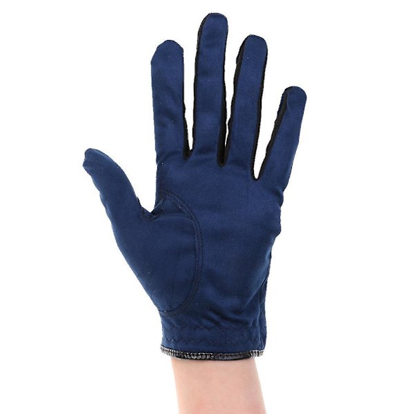 4xpremium Herre blød golfhandske åndbar fuld finger vante til venstre hånd Xs