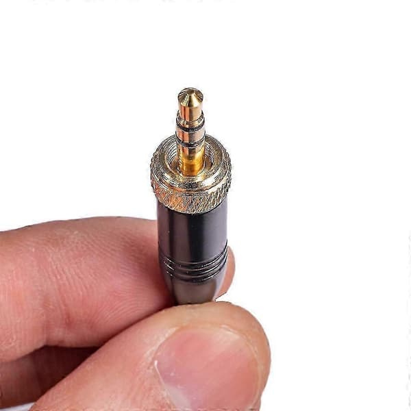 3,5 mm til Mini XLR-kabel, 1/8 tomme stereo til 3-benet Mini XLR han-kabeladapter
