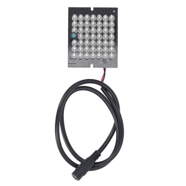 850nm LED nattesyns lampepanel 48 perler IR LED fylllys infrarødt panel DC12V