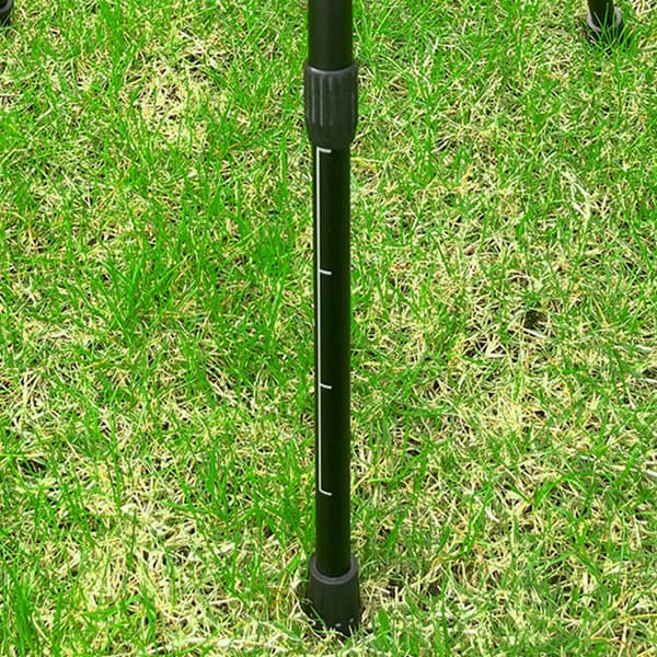 Outdoor Foldable Small Round Table Portable Height Adjustable Aluminum Alloy Lightweight Foldable Round Camping Table