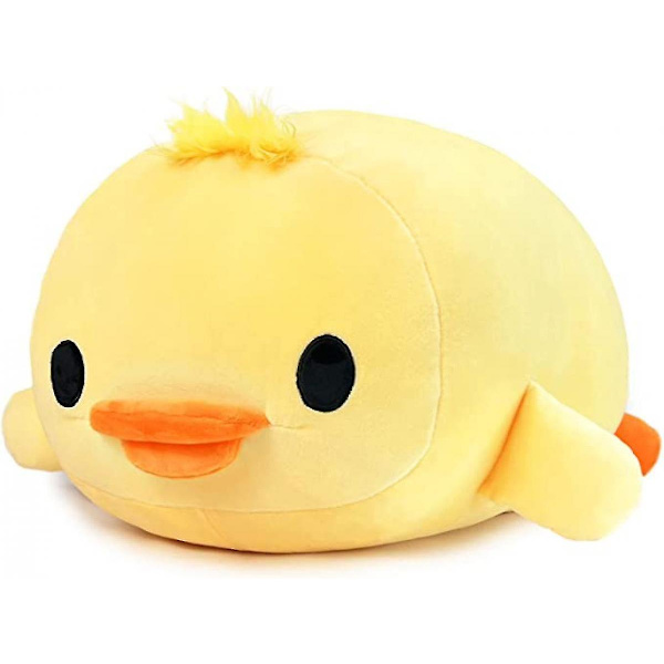 Giant Duck Plush Pillow 16 Inch Yellow Duck Plush Animal Extra stor kudde, bekväm och andas, gör inte ont i huden.