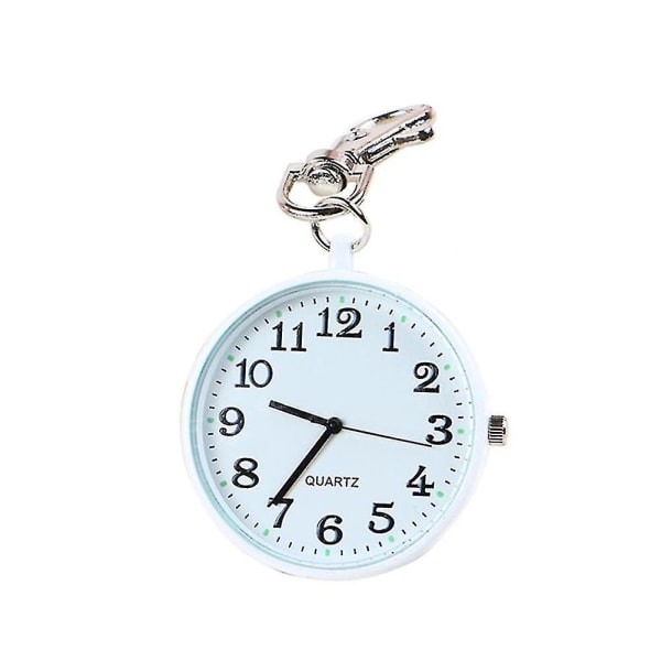 Mode unisex rund urtavla kvarts analog sjuksköterska medicinsk nyckelring Watch