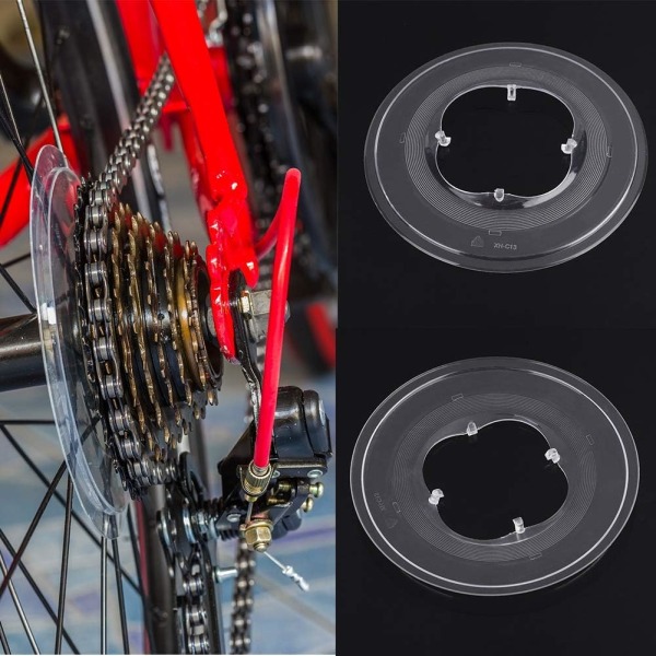 Freehub egerbeskytter, gennemsigtig plast egerbeskytter Mountainbike cyklus Svinghjulsstøtte Skivebremsekassette Nav Beskyttelsesdæksel del
