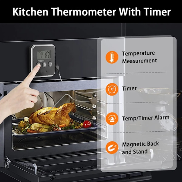 Kötttermometer, Digital Kökstermometer Digital Th