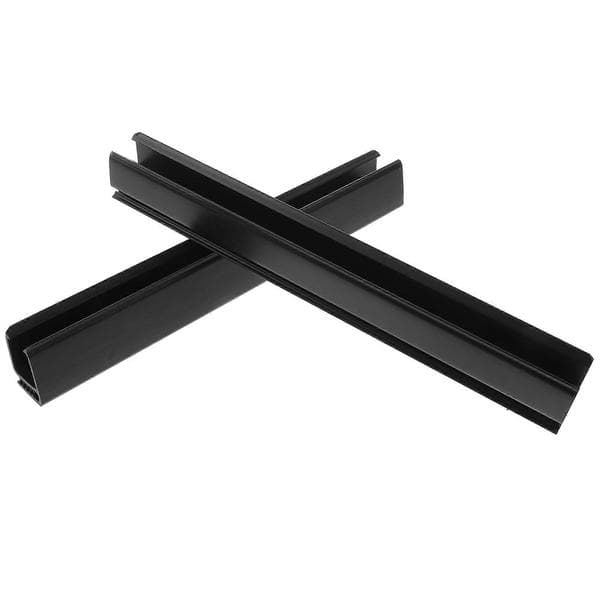 2 stk. golfbil frontrute klips golfbil frontrute stripe golfbil tilbehør 32,00X4,00X3,00CM Svart