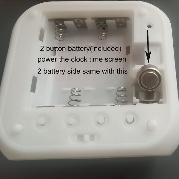 Stitch LED digital väckarklocka - Ministorlek, 8 cm, 3 tum, 7 färger ändras, temperatur, perfekt för barnens sovrum(14)
