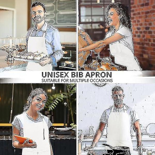 Black Utopia Kitchen 2-pak justerbar forklæde med 2 lommer