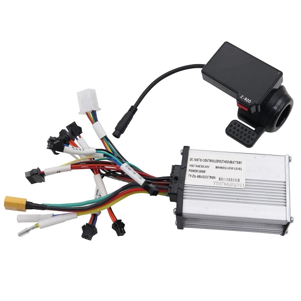 48V 500W børsteløs kontroller+Z-920 LCD-akselerator for /PRO&CROSSER T4 elektrisk scooter reparasjon Par BlackSilver
