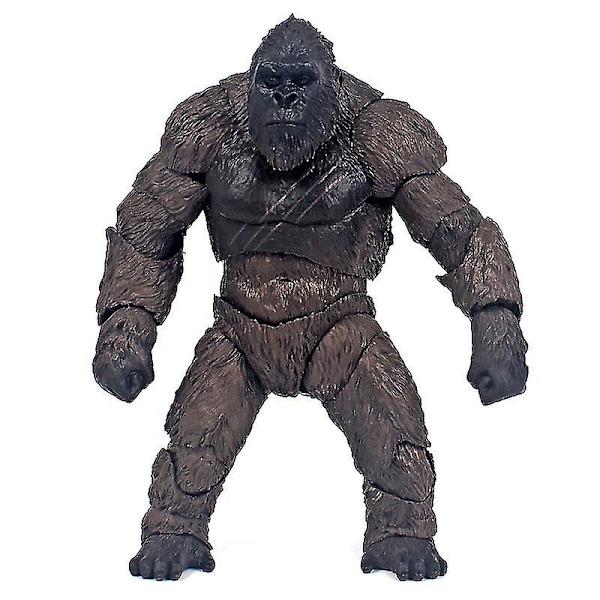 2021 King Kong vs Godzilla Gorilla Monster Model PVC Animal Figuurit Lelu Syntymäpäivä