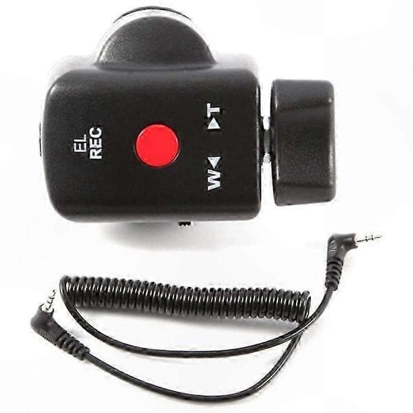 Fjernbetjent kamera-controller med 2,5 mm jackkabel til DSLR-videokameraer LANC-interfacekompatibilitet black