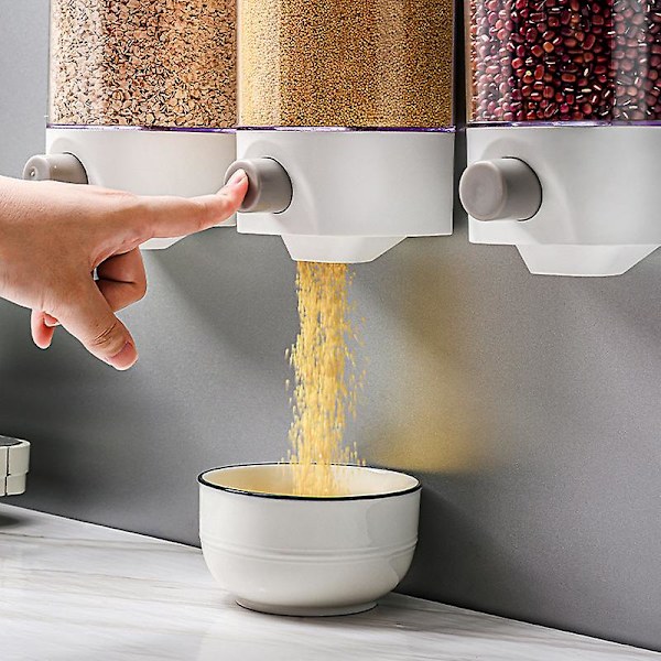 Kornbeholder Tør Fødevarer Kaffebønner Opbevaringsbeholder Vægmonteret M