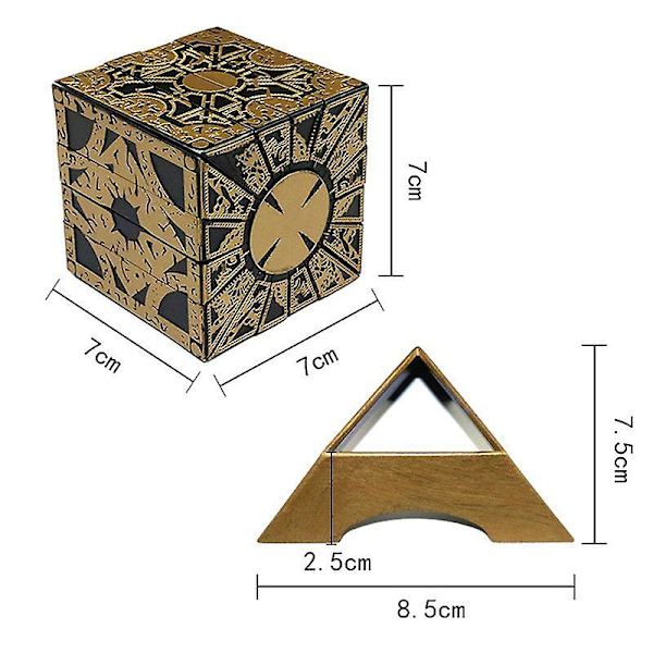 Hellraiser Puzzle Box Flytbar Lament Horror Terror Hellraiser Pinhead Prop Legetøj