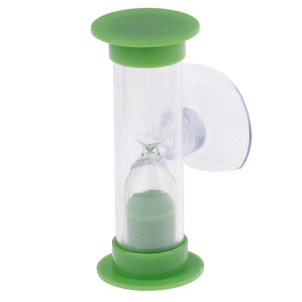 Tannbørste-roterende sandtimer 2/3 minutter dusjtimer barn mini - G Gr Green 2 minutes