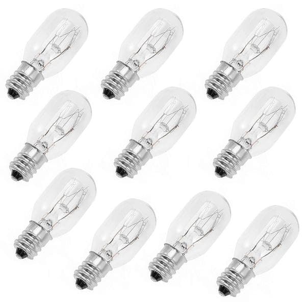 10 stk. voksvarmerpære duftvoks diffuserlampe globus E17 15W pære